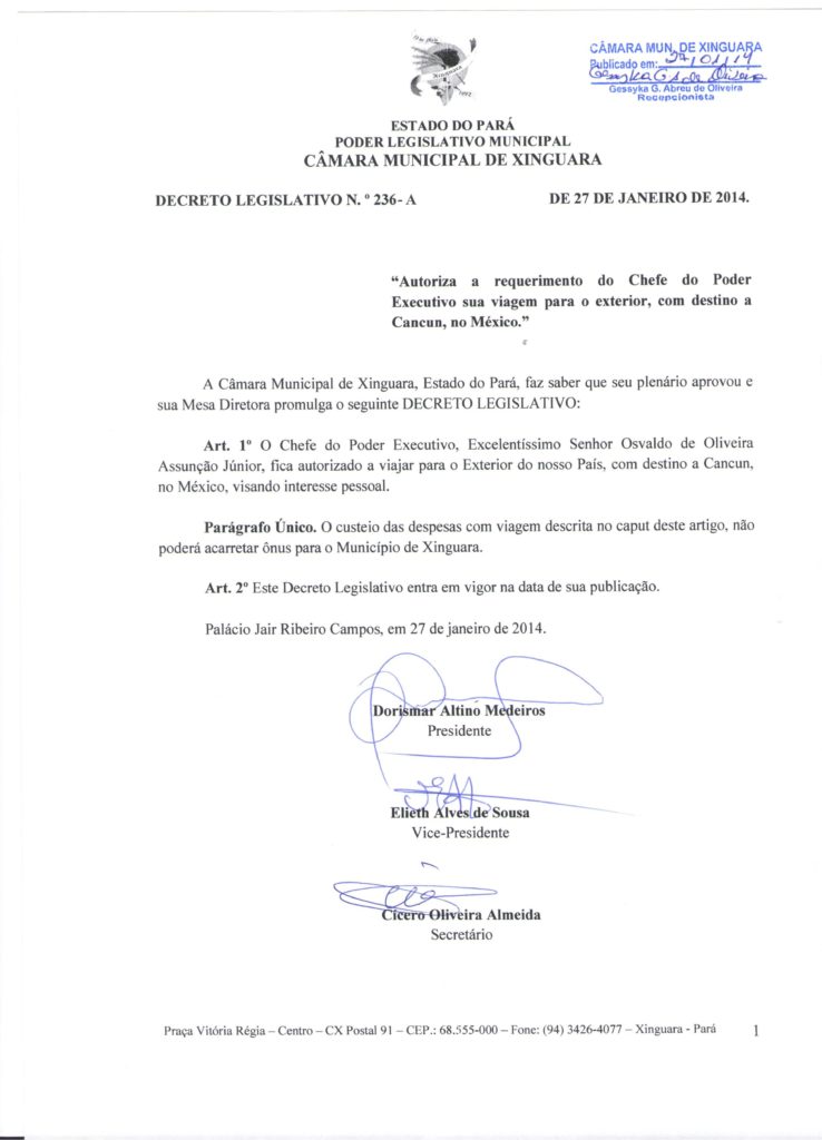 Decreto Legislativo nº 236 - A