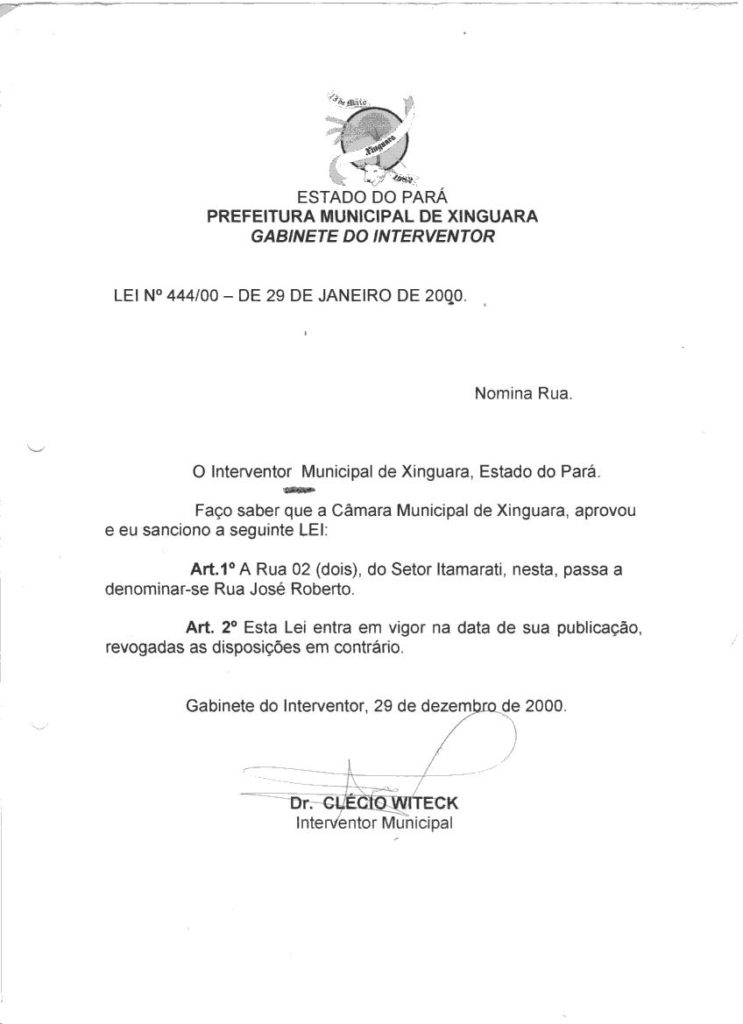 Lei nº 444-00